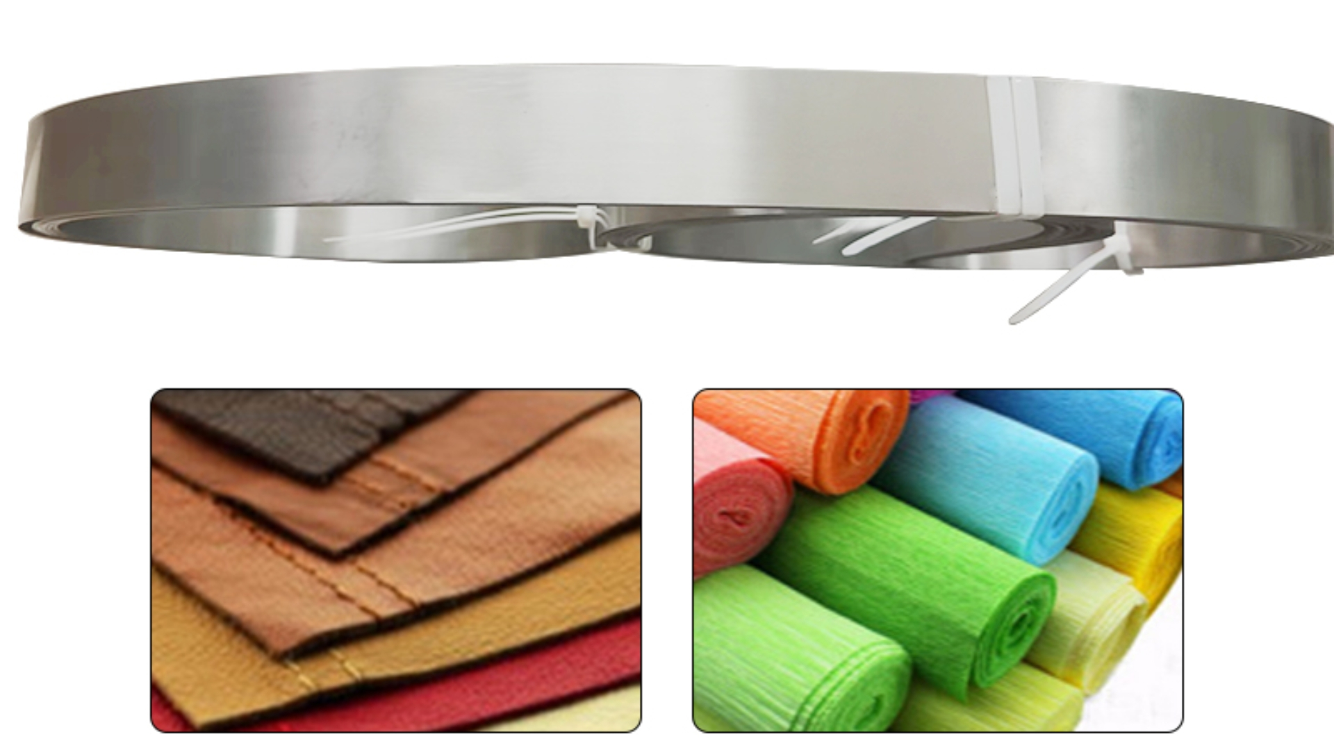 Band knife blade for cutting sponge, foam, tissue paper cutting band saw blade NO teeth